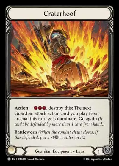 Craterhoof MPG008 - Mastery Pack Guardian - Flesh and blood card