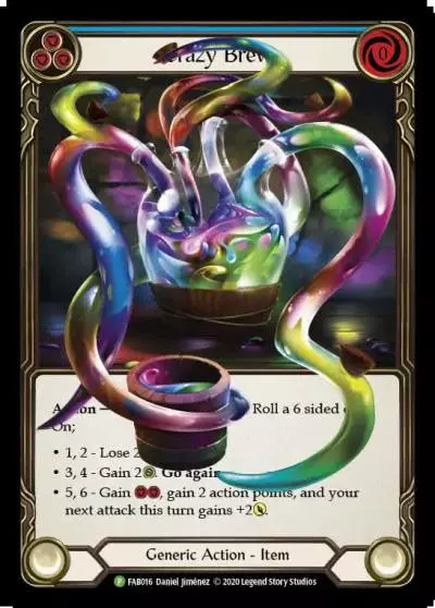 Crazy Brew BLUE FAB016-CF - Armory - Season 3 - Flesh and blood card