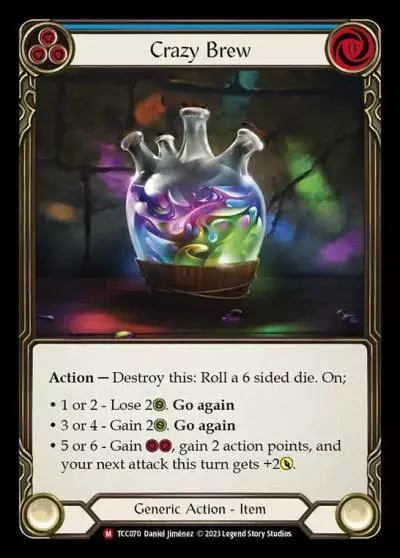 Crazy Brew BLUE TCC070 - Round the Table: TCC x LSS - Flesh and blood card