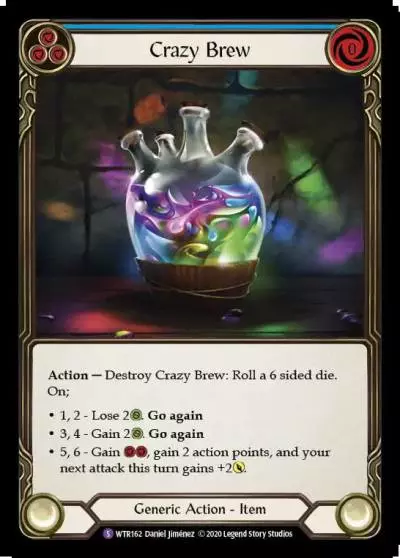 Crazy Brew BLUE U-WTR162-RF - Welcome to Rathe - Unlimited - Flesh and blood card