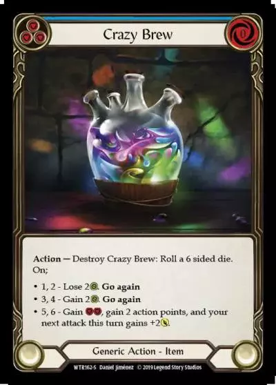Crazy Brew BLUE WTR162 - Welcome to Rathe - Flesh and blood card