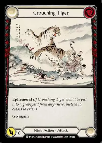Crouching Tiger DYN065 - Dynasty - Flesh and blood card
