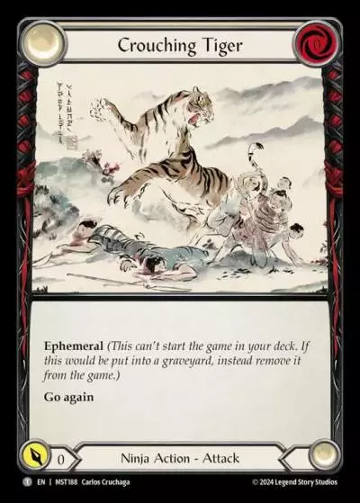 Crouching Tiger L-MST188 - Pre-release - Part the Mistveil - Flesh and blood card