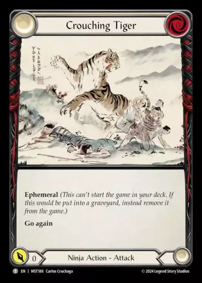 Crouching Tiger MST188 - Part the Mistveil - Flesh and blood card