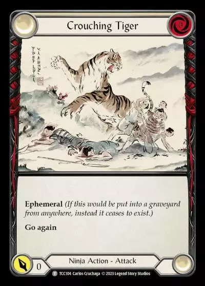 Crouching Tiger TCC104 - Round the Table: TCC x LSS - Flesh and blood card