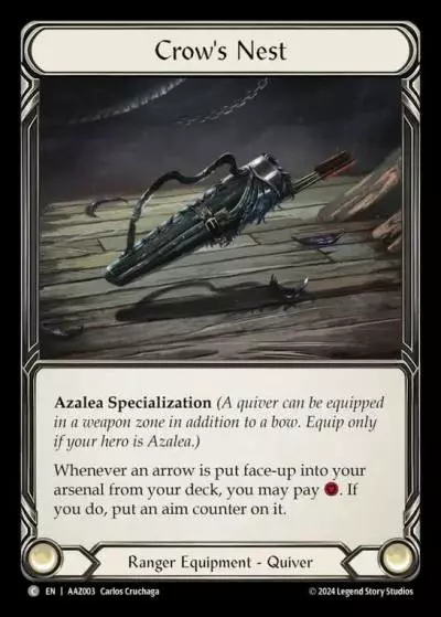 Crow's Nest AAZ003 - Armory Deck - Azalea, Ace in the Hole - Flesh and blood card