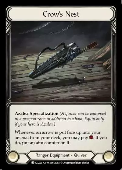 Crow's Nest AZL003 - Azalea - Blitz Deck - Flesh and blood card