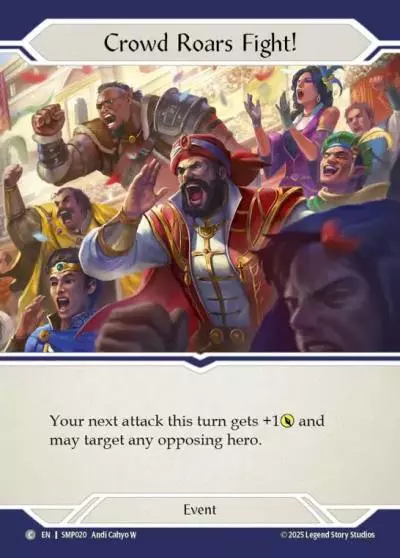 Crowd Roars Fight! SMP020 - Smash Palace - Flesh and blood card