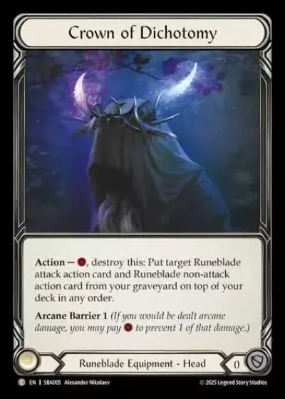 Crown of Dichotomy SBA005 - Silver Age Chapter 3 - Briar - Flesh and blood card