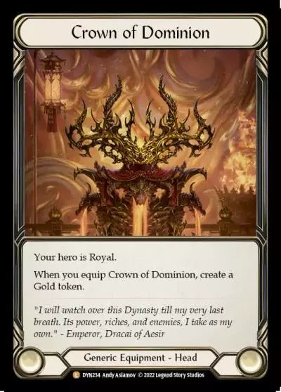 Crown of Dominion DYN234-RF - Dynasty - Flesh and blood card
