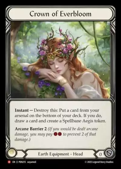Crown of Everbloom PEN215 - Compendium of Rathe - Flesh and blood card