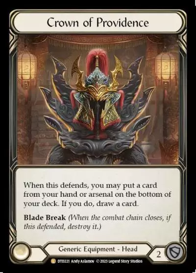 Crown of Providence DTD221 - Dusk till Dawn - Flesh and blood card