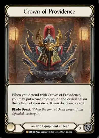 Crown of Providence UPR182-RF - Uprising - Flesh and blood card