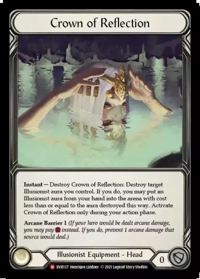 Crown of Reflection EVR137 - Everfest - Flesh and blood card