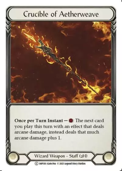 Crucible of Aetherweave 1HP303 - History Pack 1 - Flesh and blood card