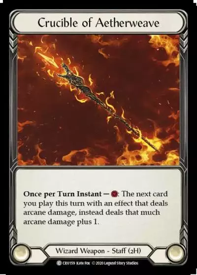 Crucible of Aetherweave CRU159 - Crucible of War - Flesh and blood card