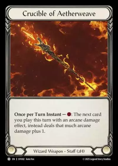 Crucible of Aetherweave SIY002 - Silver Age Chapter 1 - Iyslander - Flesh and blood card
