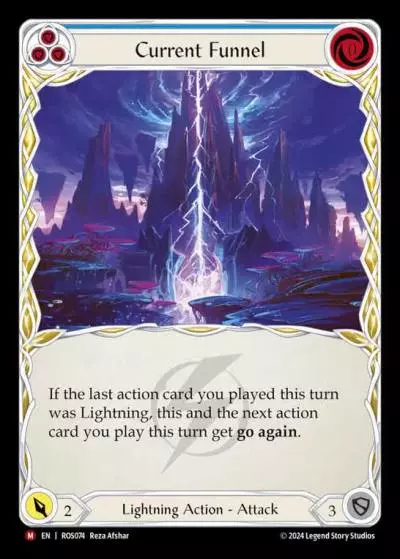 Current Funnel BLUE ROS074 - Rosetta - Flesh and blood card