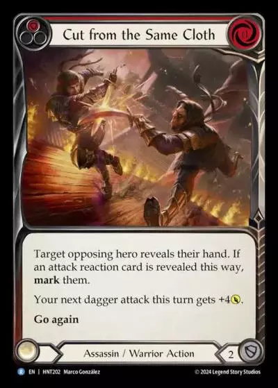 Cut from the Same Cloth RED HNT202 - The Hunted - Flesh and blood card