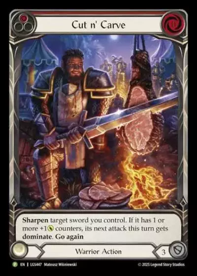 Cut n' Carve LGS447-RF - Skirmish - Season 14 - Flesh and blood card