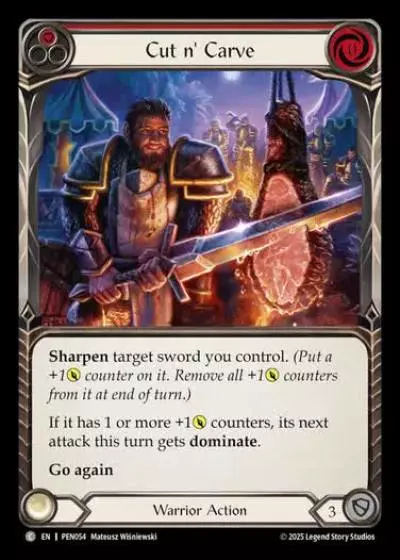 Cut n' Carve PEN054 - Compendium of Rathe - Flesh and blood card