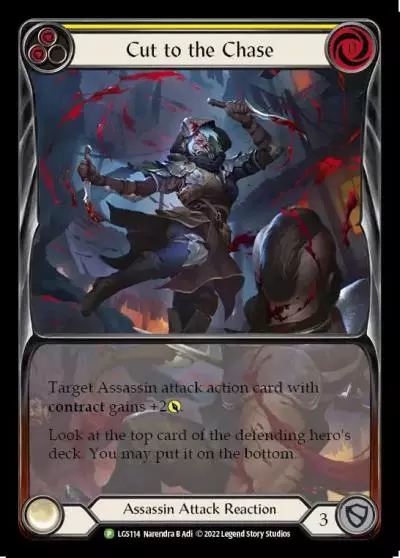 Cut to the Chase YELLOW LGS114-RF - Armory - Season 8 - Flesh and blood card
