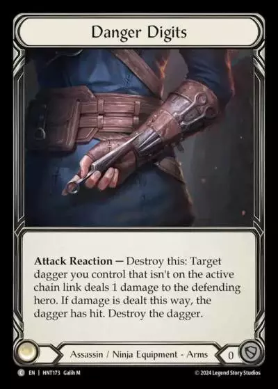 Danger Digits HNT173 - The Hunted - Flesh and blood card