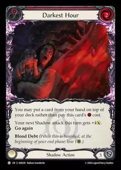 Darkest Hour IAR209 - Usurp the Shadow Throne - Flesh and blood card