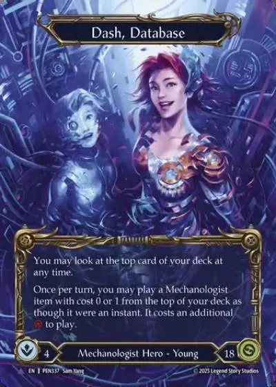 Dash, Database PEN337-MV - Compendium of Rathe - Flesh and blood card