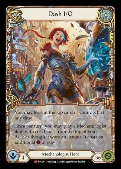 Dash I/O EVO001 - Bright Lights - Flesh and blood card