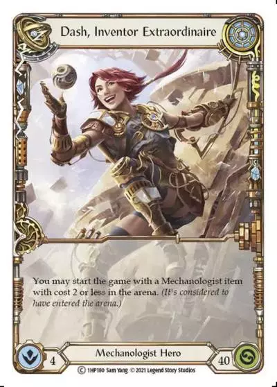 Dash, Inventor Extraordinaire 1HP180 - History Pack 1 - Flesh and blood card