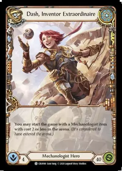 Dash, Inventor Extraordinaire CRU098 - Crucible of War - Flesh and blood card