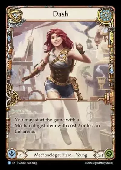 Dash SDA001 - Silver Age Chapter 1 - Dash - Flesh and blood card
