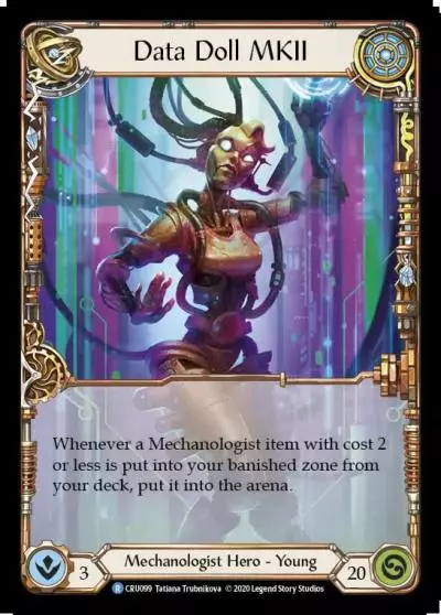 Data Doll MKII CRU099 - Crucible of War - Flesh and blood card