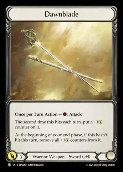 Dawnblade SDO002 - Silver Age Chapter 2 - Dorinthea - Flesh and blood card