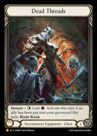 Dead Threads SEA080-TP - High Seas - Treasure Pack - Flesh and blood card