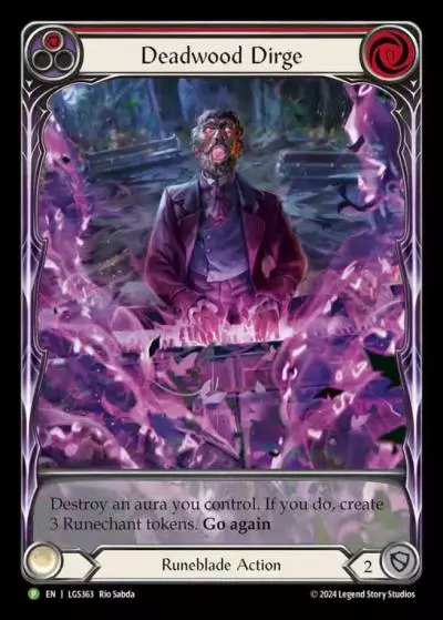 Deadwood Dirge RED LGS363-RF - ProQuest - Season 6 - Flesh and blood card