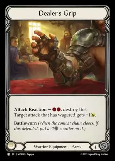 Dealer's Grip MPW019 - Mastery Pack Warrior - Flesh and blood card