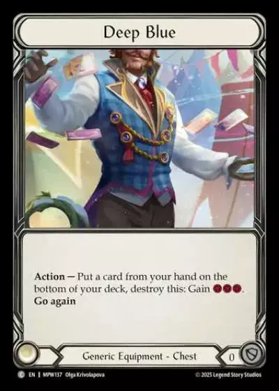 Deep Blue MPW137 - Mastery Pack Warrior - Flesh and blood card