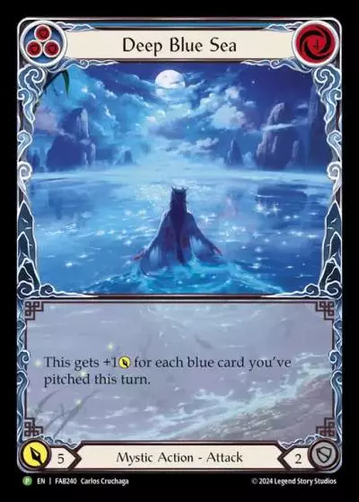 Deep Blue Sea BLUE FAB240-RF - Marketing - Alpha Investments Part the Mistveil - Flesh and blood card
