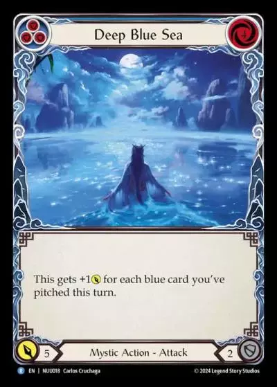 Deep Blue Sea BLUE NUU018 - Nuu - Blitz Deck - Flesh and blood card