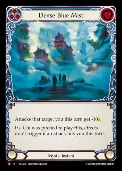 Dense Blue Mist BLUE MST079 - Part the Mistveil - Flesh and blood card