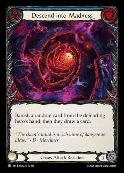 Descend into Madness PEN278 - Compendium of Rathe - Flesh and blood card