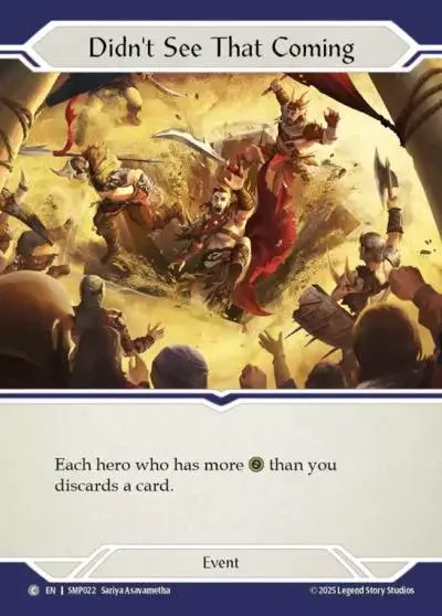 Didn't See That Coming SMP022 - Smash Palace - Flesh and blood card