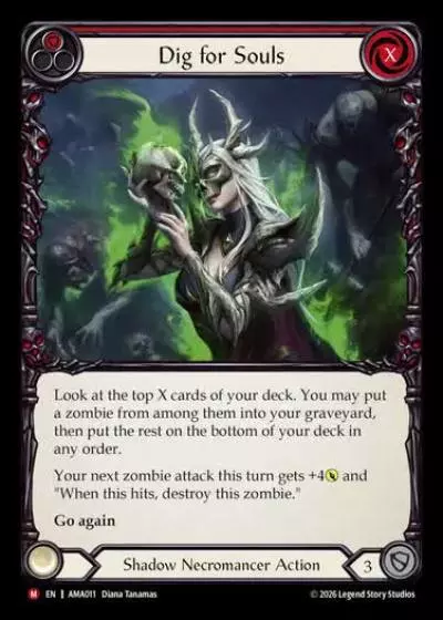Dig for Souls AMA011 - Armory Deck - Malice, Domina of the Dead - Flesh and blood card
