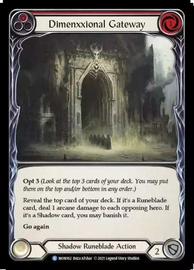 Dimenxxional Gateway RED MON162 - Monarch - Flesh and blood card