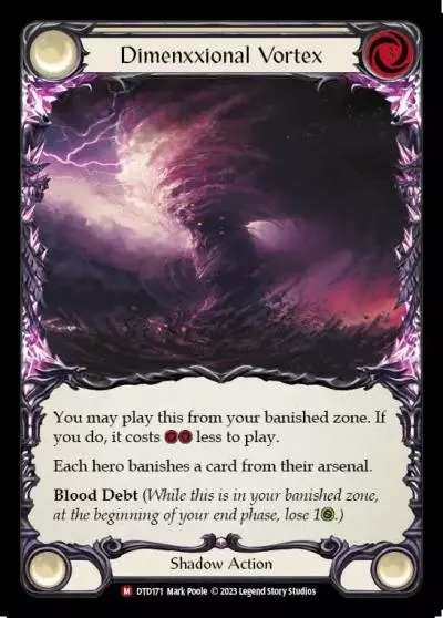 Dimenxxional Vortex DTD171 - Dusk till Dawn - Flesh and blood card