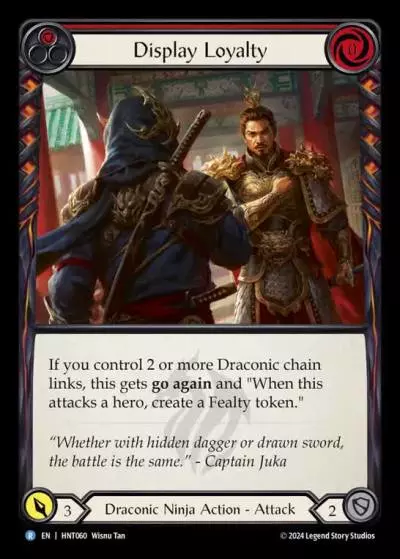 Display Loyalty RED HNT060 - The Hunted - Flesh and blood card