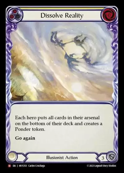 Dissolve Reality YELLOW HVY253 - Heavy Hitters - Flesh and blood card