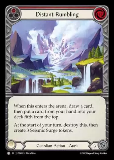 Distant Rumbling PEN023 - Compendium of Rathe - Flesh and blood card